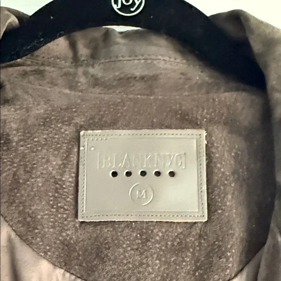 Blank NYC Dark Brown Suede Moto Jacket - Picture 2 of 3